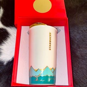 Starbucks Siren in Water Red Dot Collection Rare Ceramic